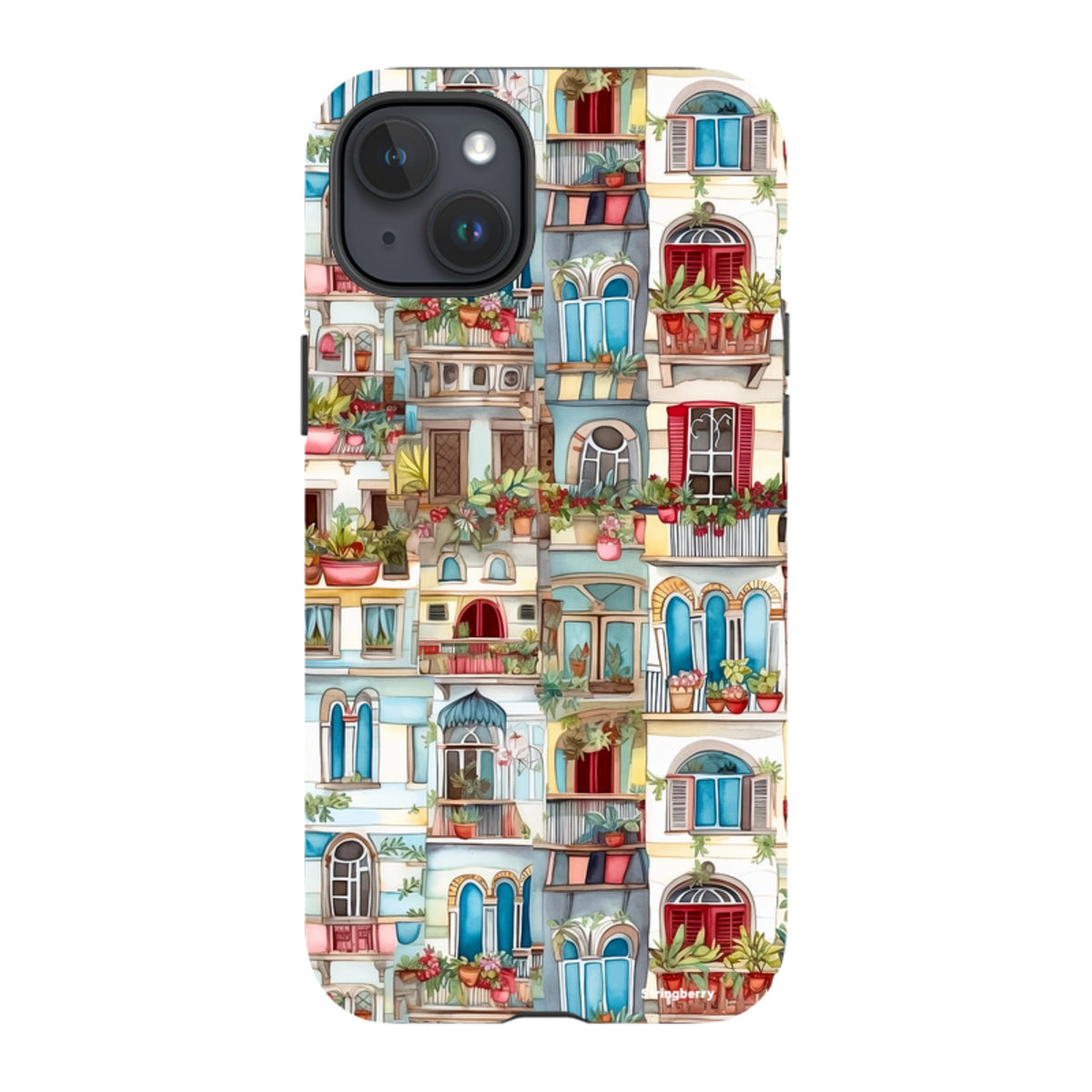 iPhone Tough Case - Floral Balcony II