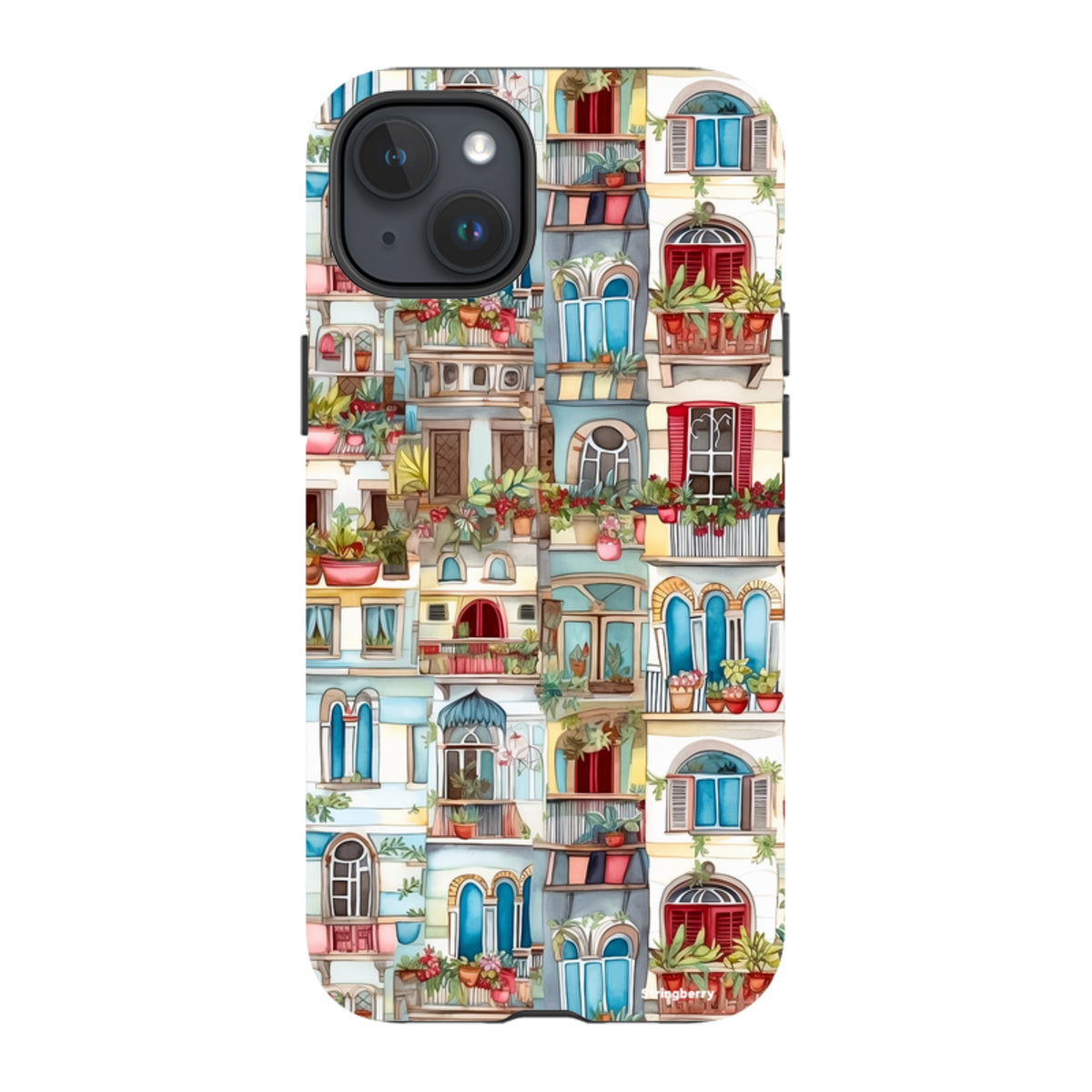 iPhone Tough Case - Floral Balcony II