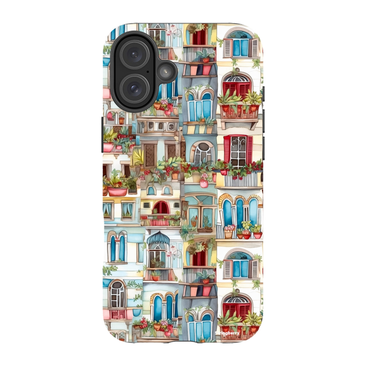iPhone Tough Case - Floral Balcony II