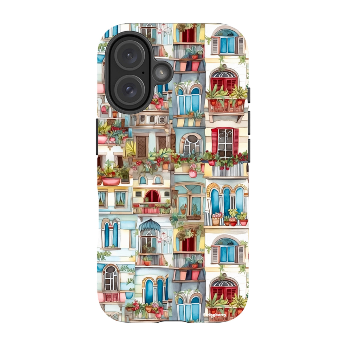 iPhone Tough Case - Floral Balcony II