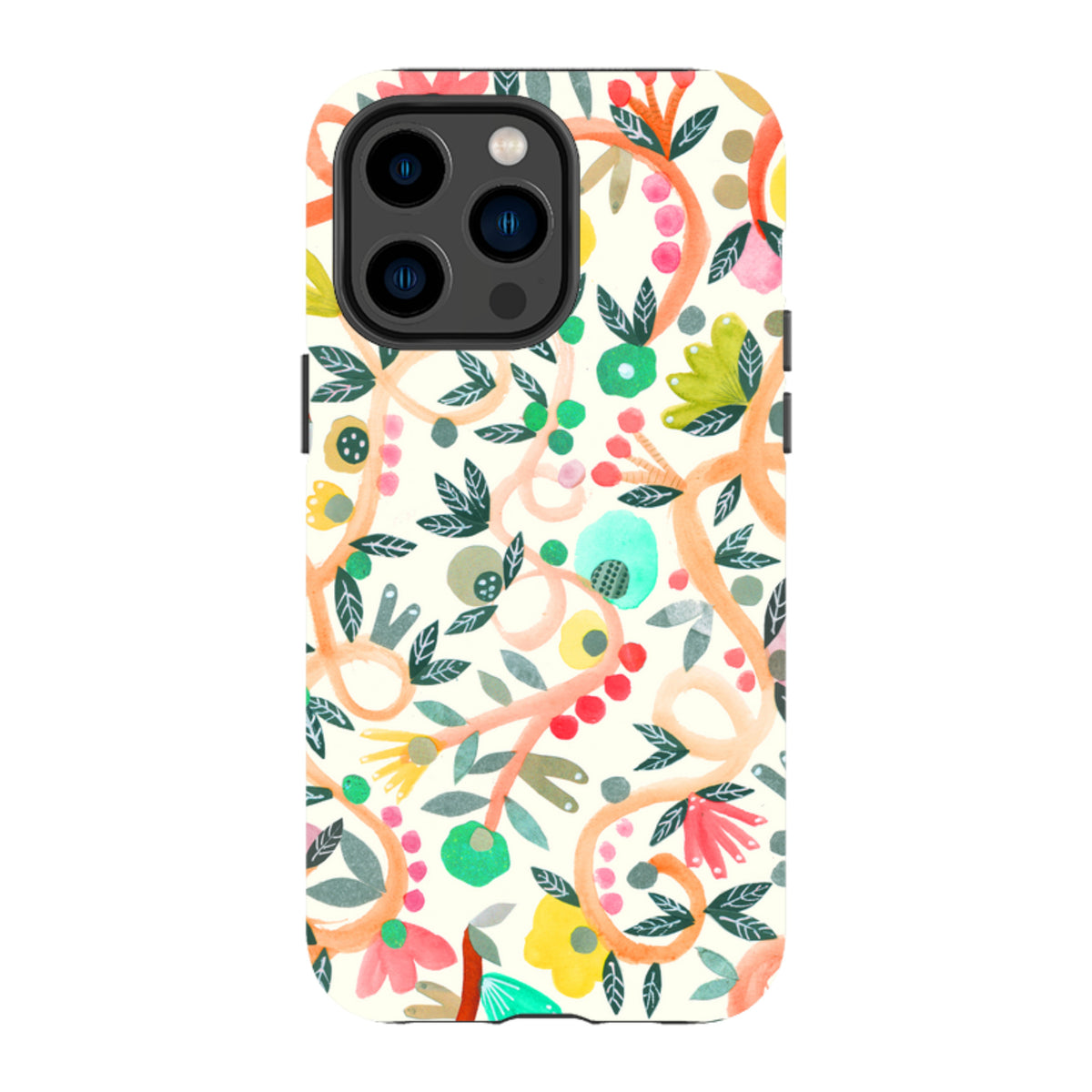 iPhone Tough Case - Floral By Gabriela Larios
