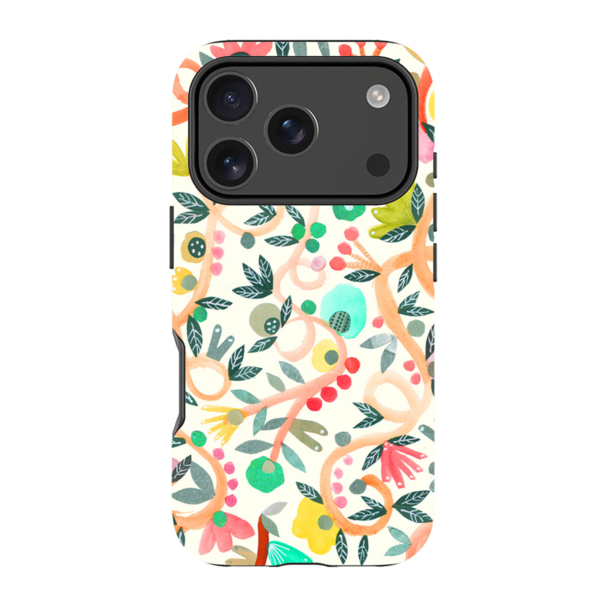 iPhone Tough Case - Floral By Gabriela Larios