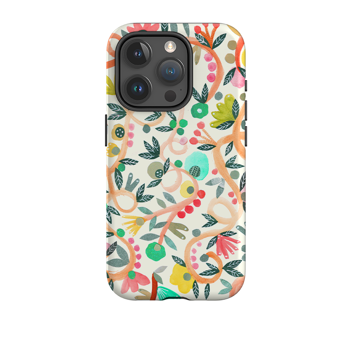 iPhone Tough Case - Floral By Gabriela Larios