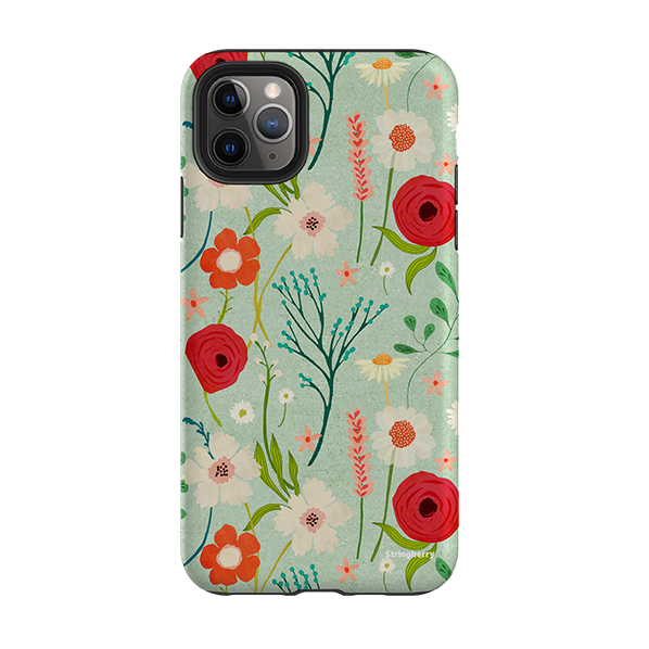 iPhone Tough Case - Floral By Katherine Quinn