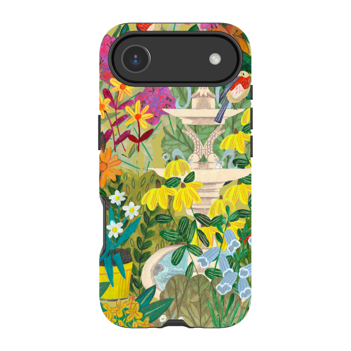 iPhone Tough Case - Floral Garden By Caroline Bonne Muller