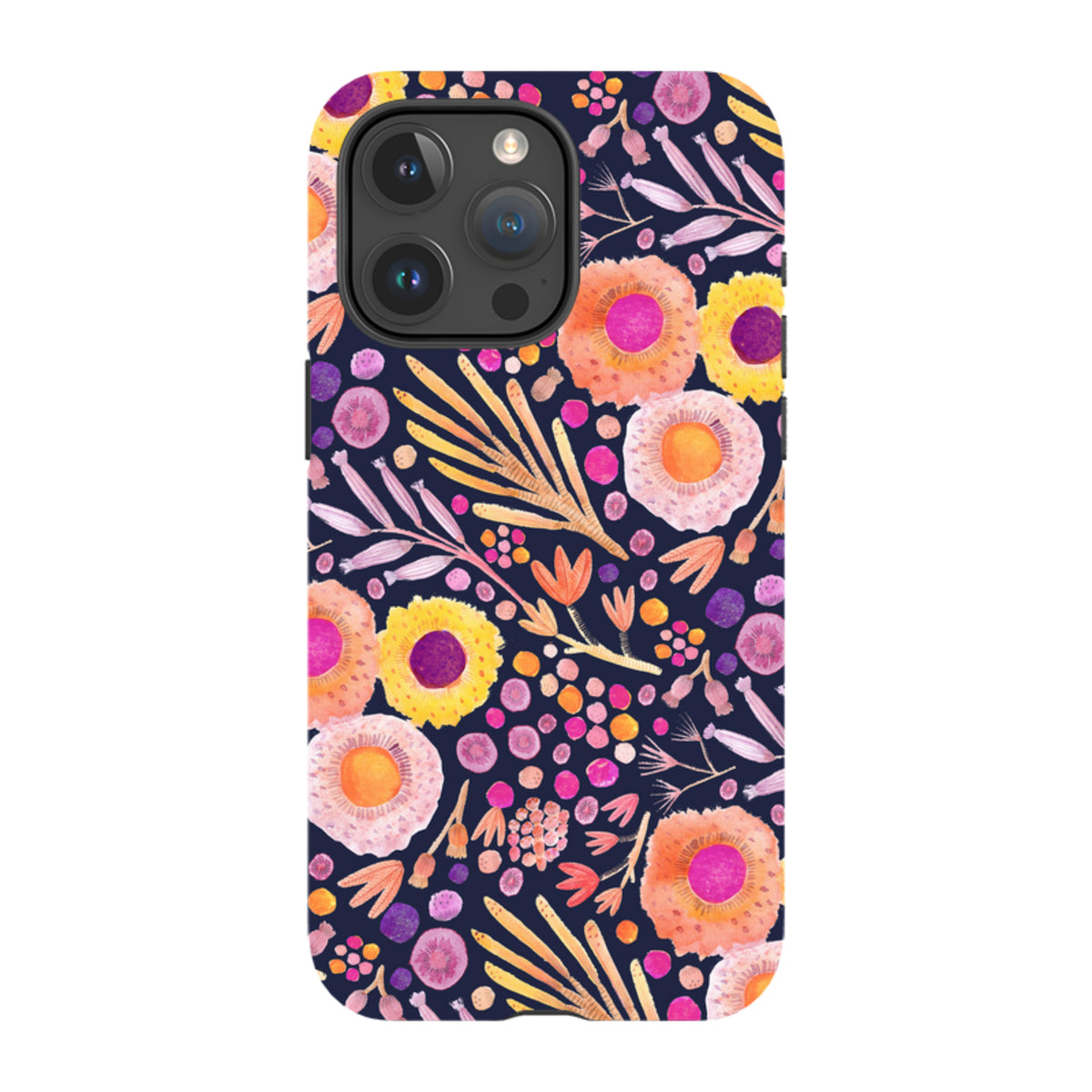iPhone Tough Case - Floral Passion By Gabriela Larios