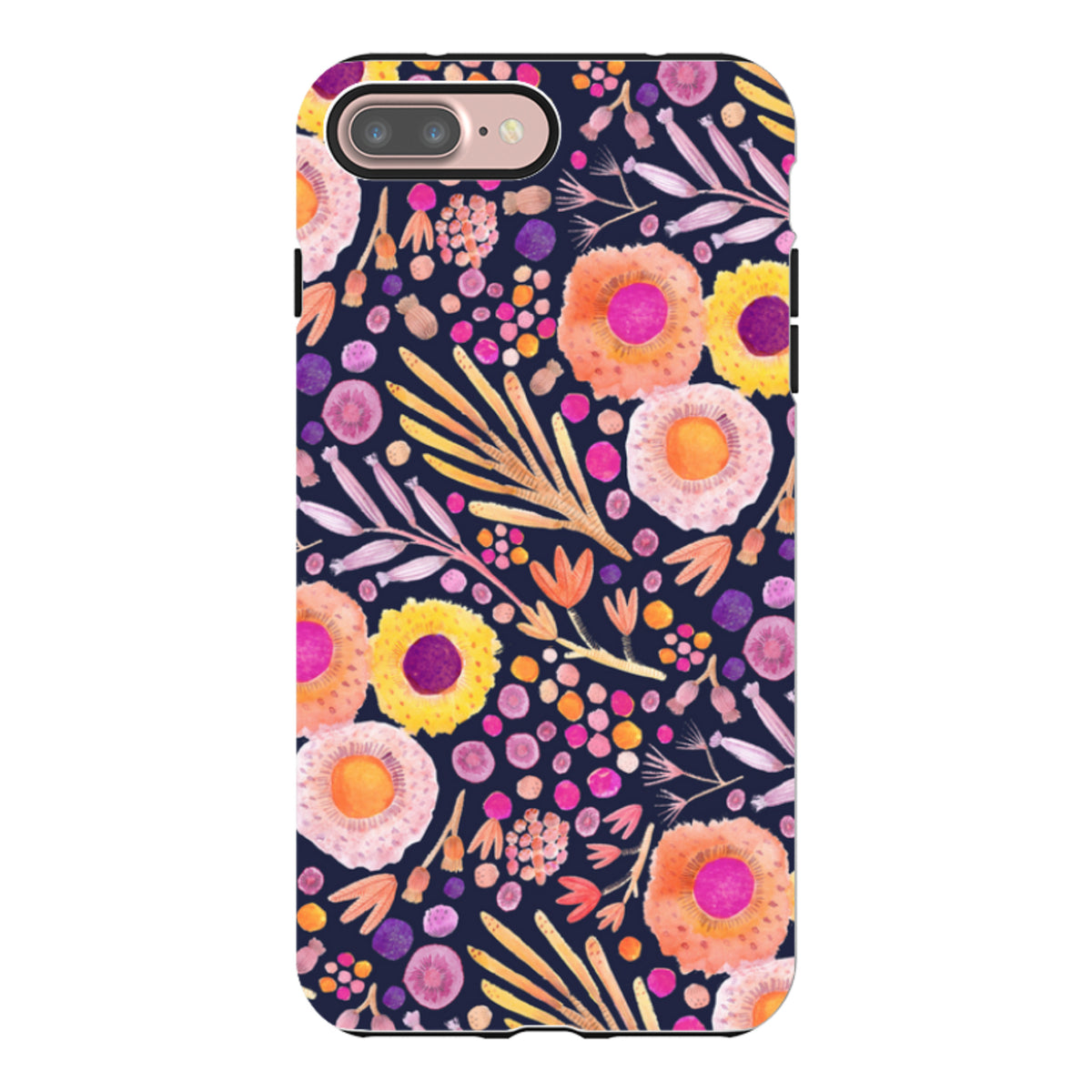 iPhone Tough Case - Floral Passion By Gabriela Larios