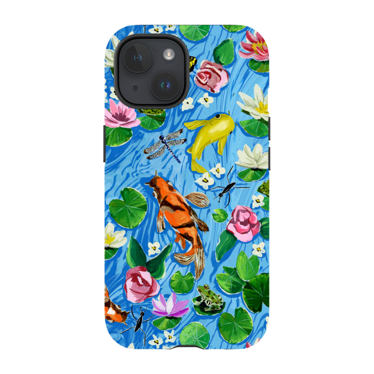 iPhone Tough Case - Floral Pond By Abby Jacobs
