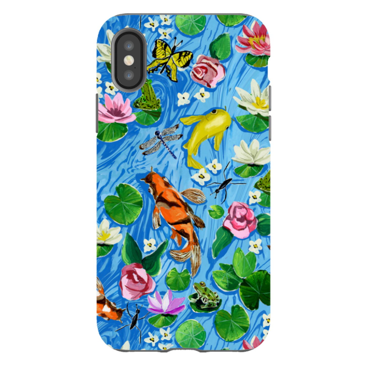 iPhone Tough Case - Floral Pond By Abby Jacobs