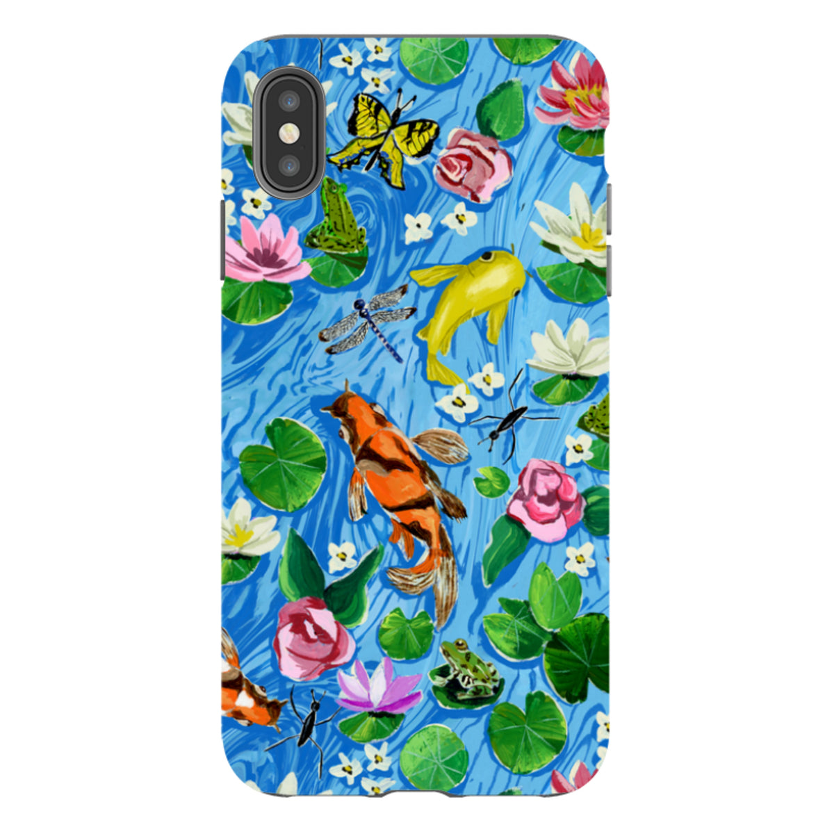 iPhone Tough Case - Floral Pond By Abby Jacobs