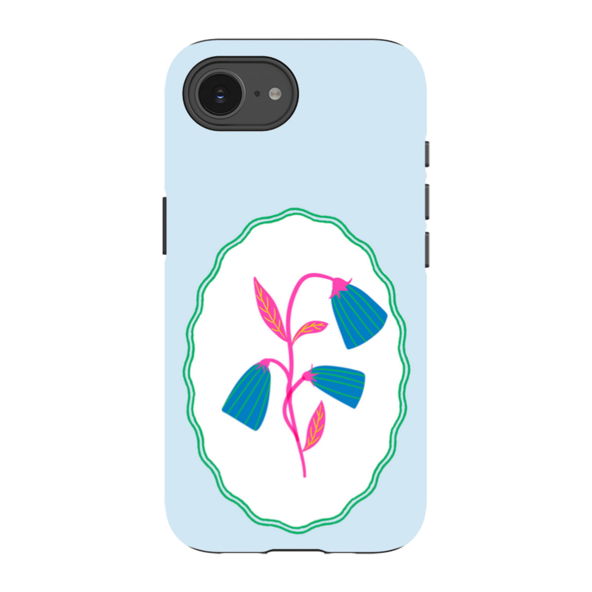iPhone Tough Case - Floral Portrait
