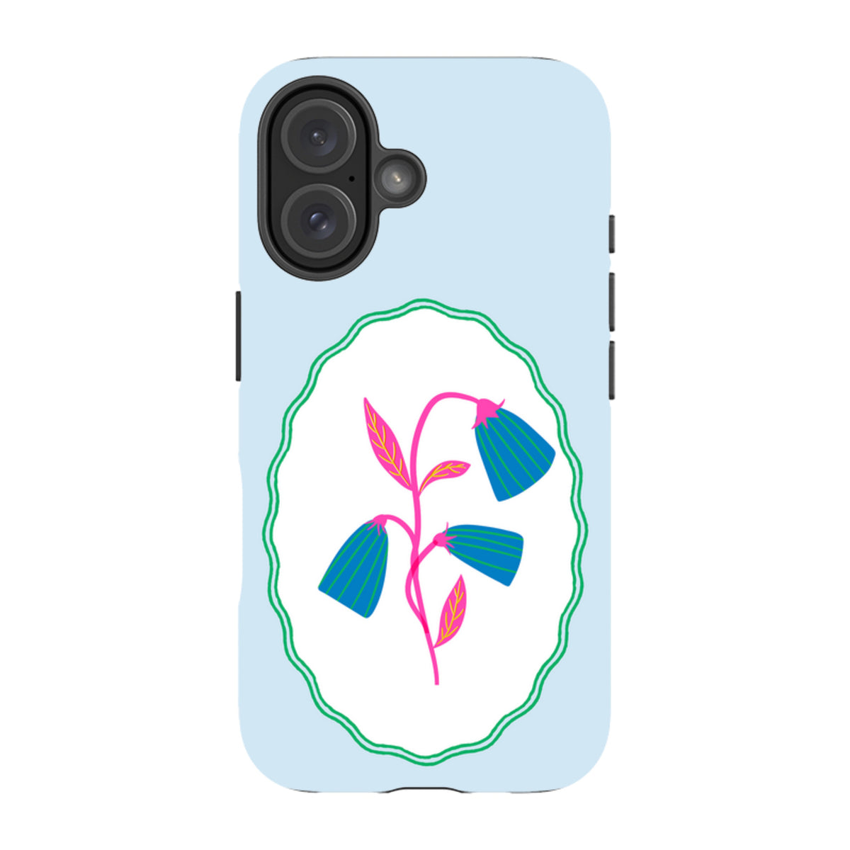 iPhone Tough Case - Floral Portrait