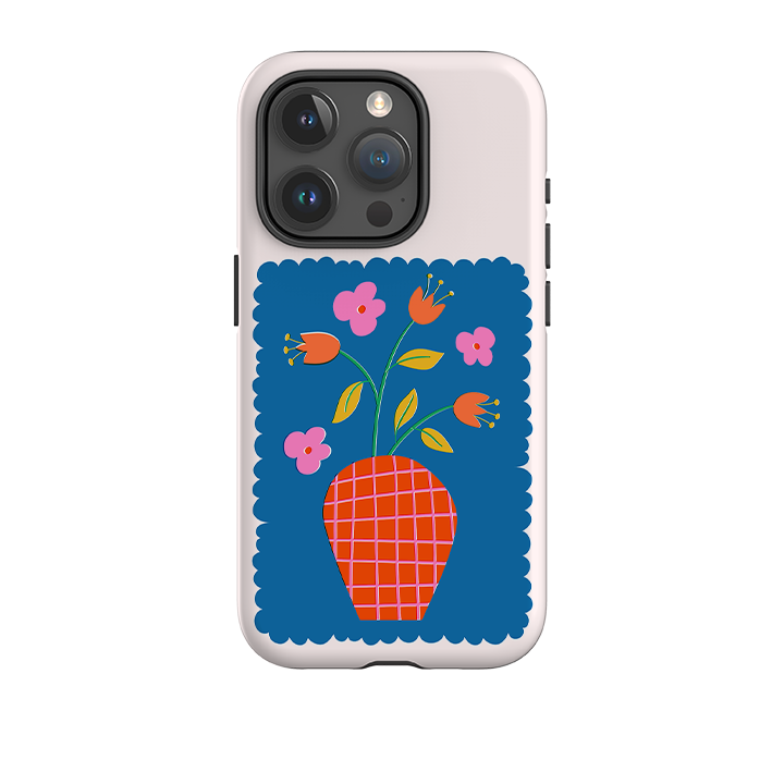 iPhone Tough Case - Floral Stamp