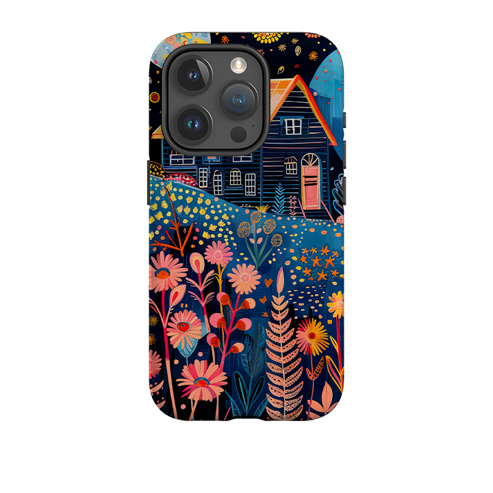 iPhone Tough Case - Folk Art House V