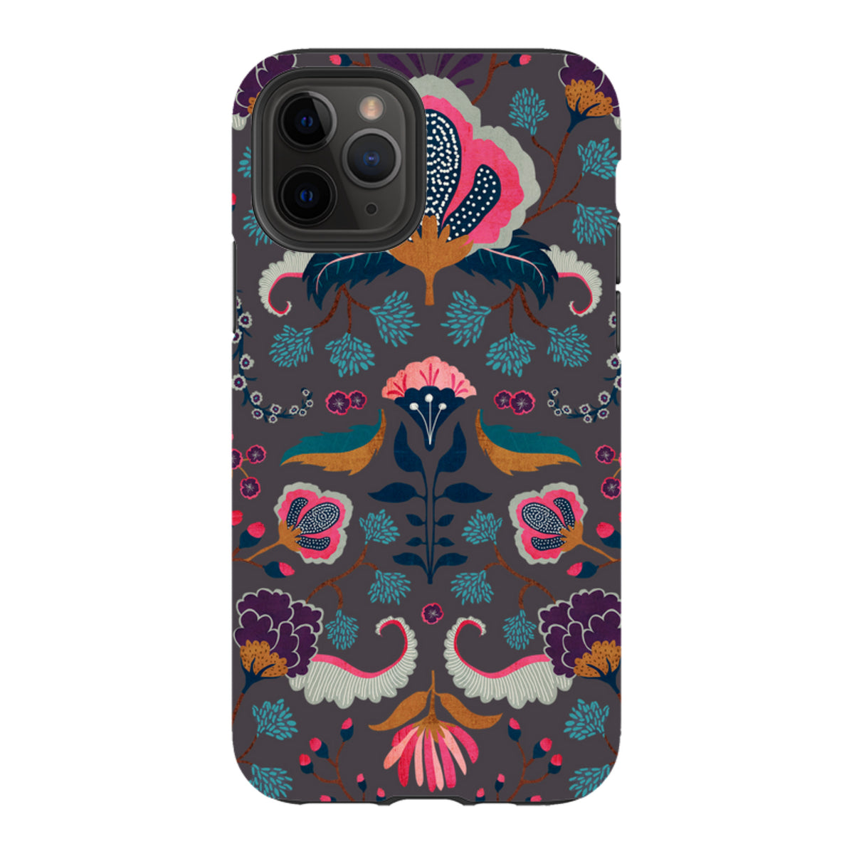 iPhone Tough Case - Folk Floral II By Katherine Quinn