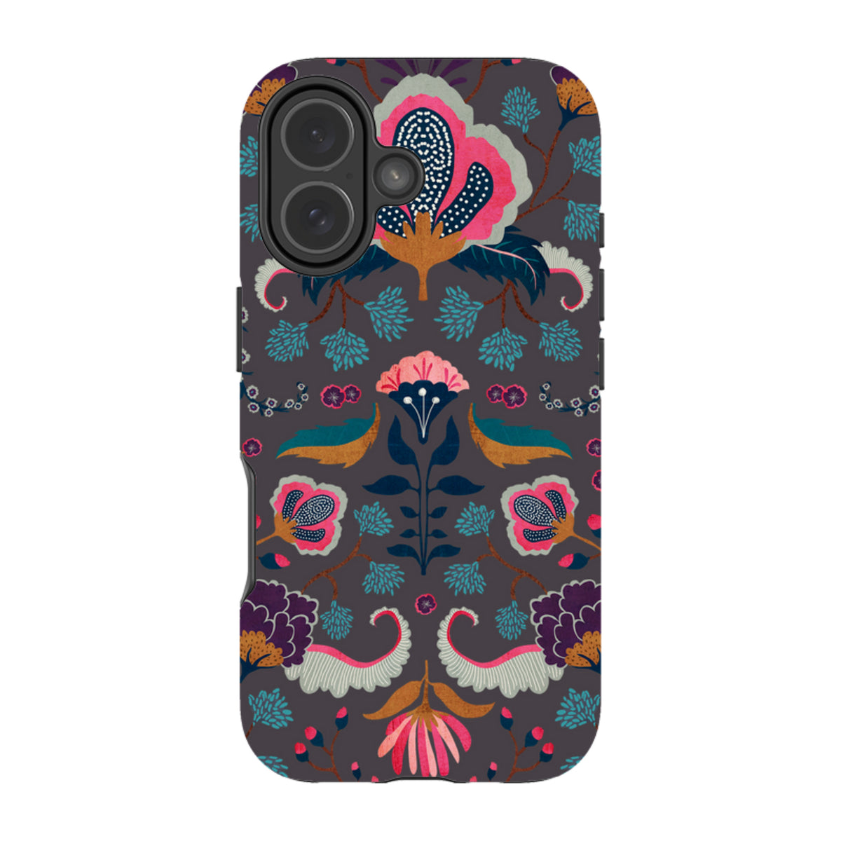 iPhone Tough Case - Folk Floral II By Katherine Quinn