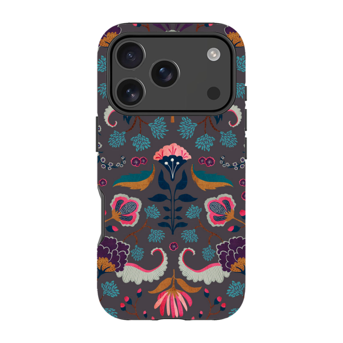iPhone Tough Case - Folk Floral II By Katherine Quinn