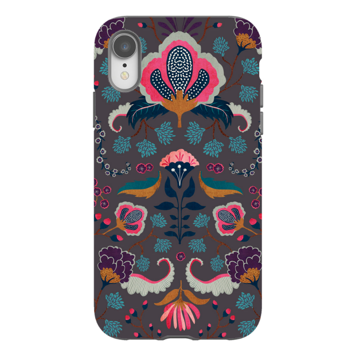 iPhone Tough Case - Folk Floral II By Katherine Quinn