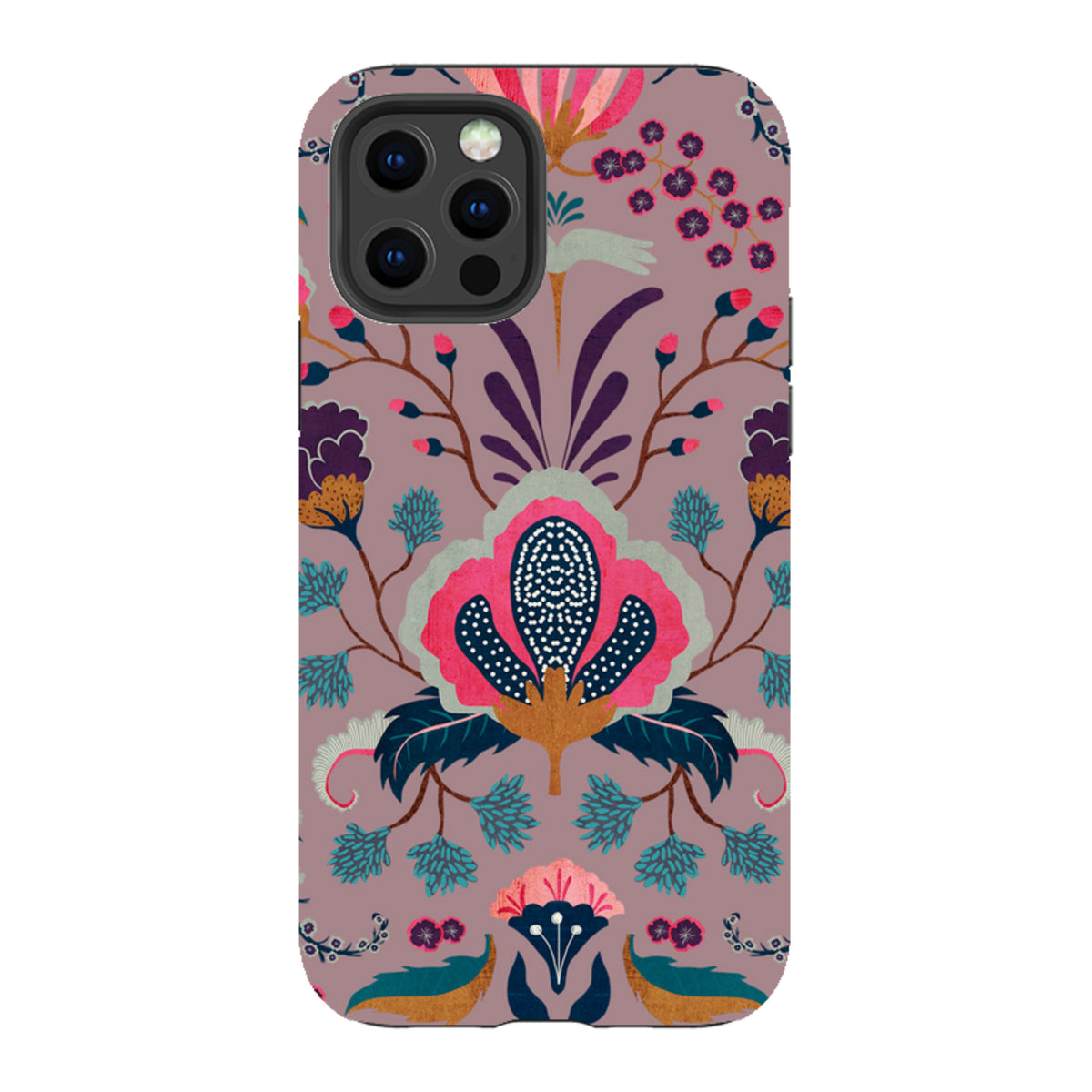 iPhone Tough Case - Folk Floral III By Katherine Quinn