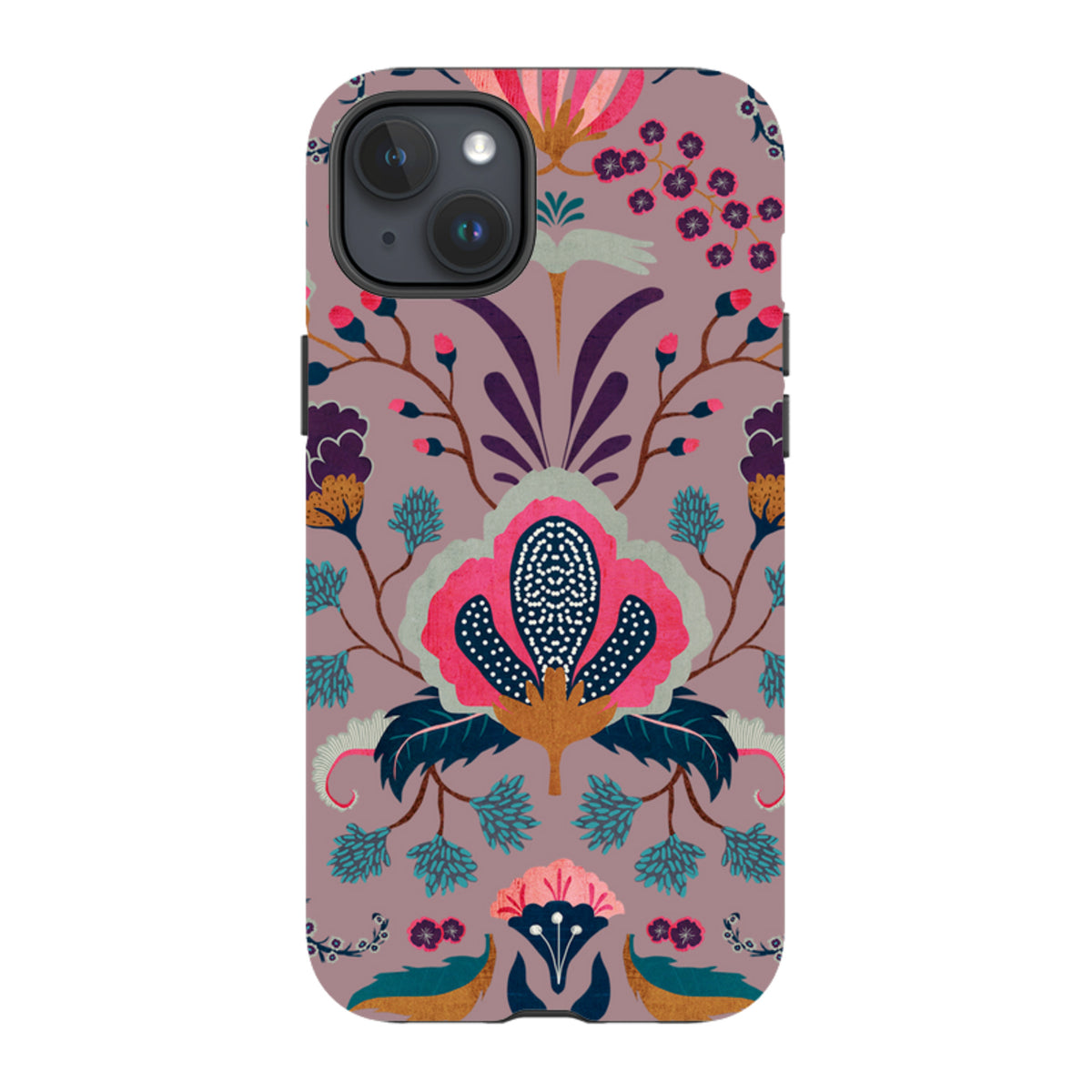 iPhone Tough Case - Folk Floral III By Katherine Quinn