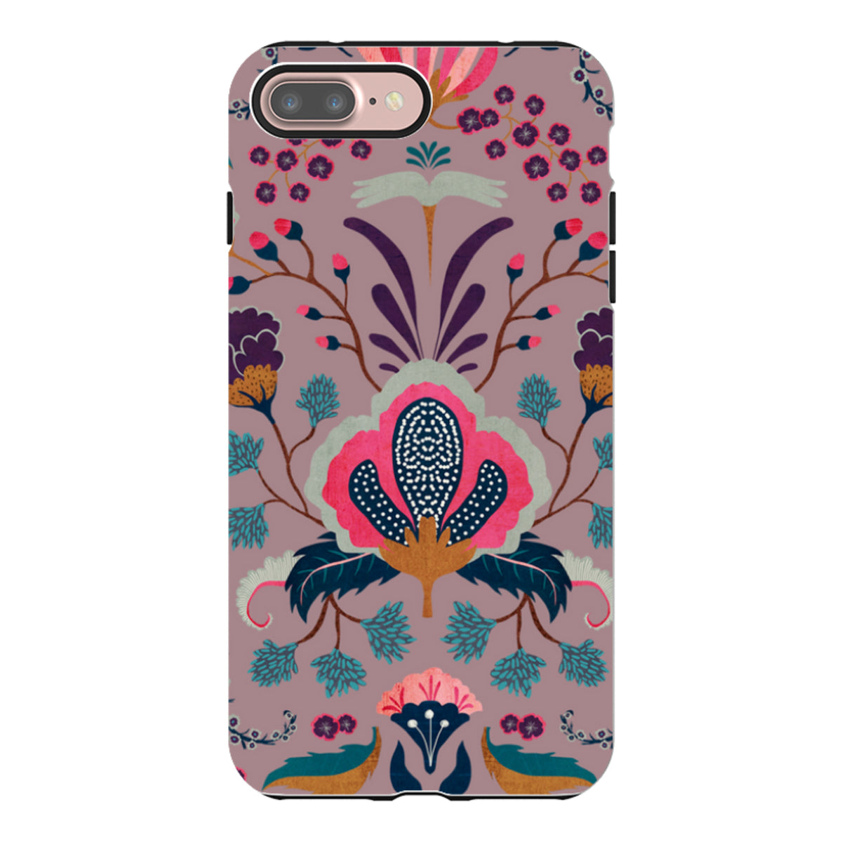 iPhone Tough Case - Folk Floral III By Katherine Quinn