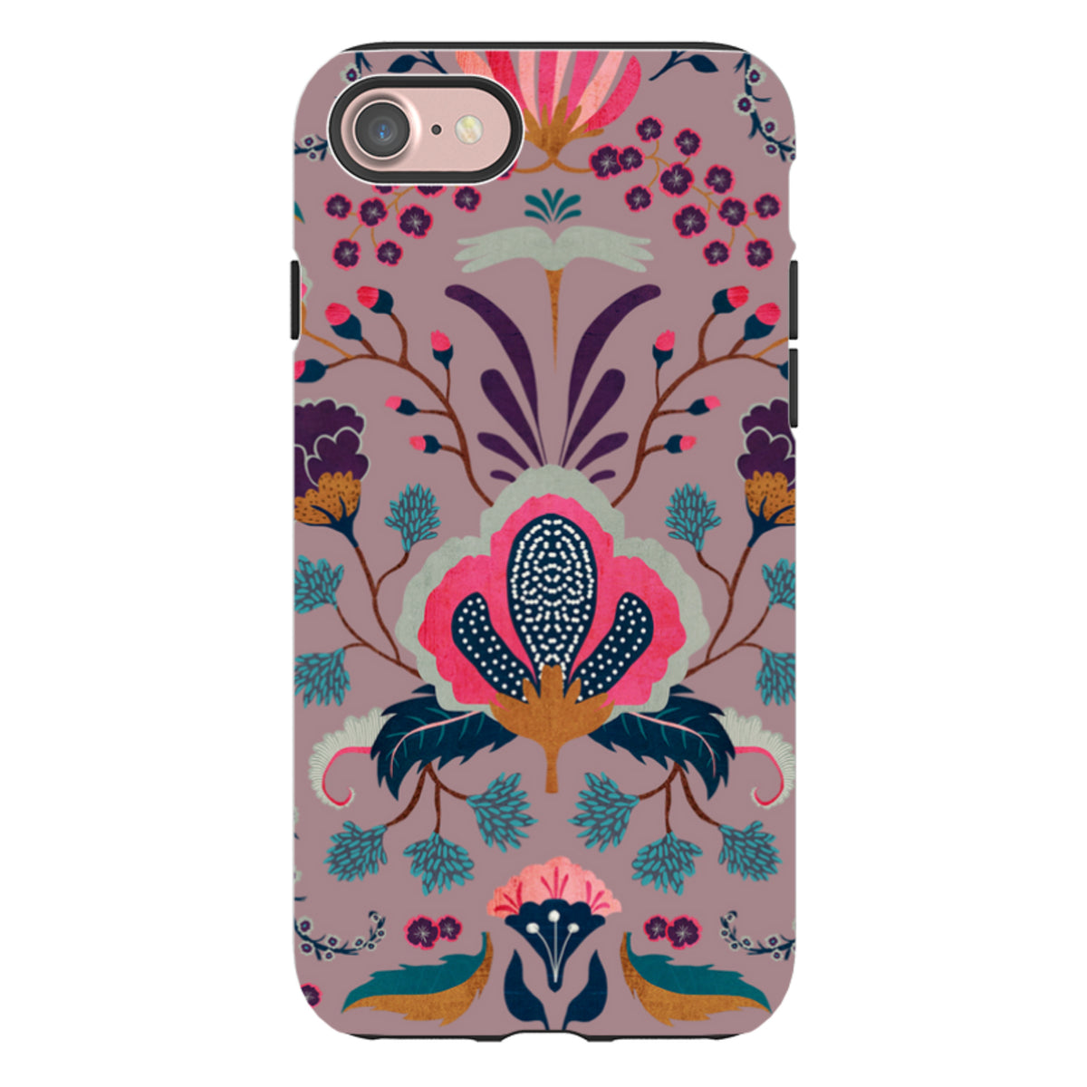 iPhone Tough Case - Folk Floral III By Katherine Quinn
