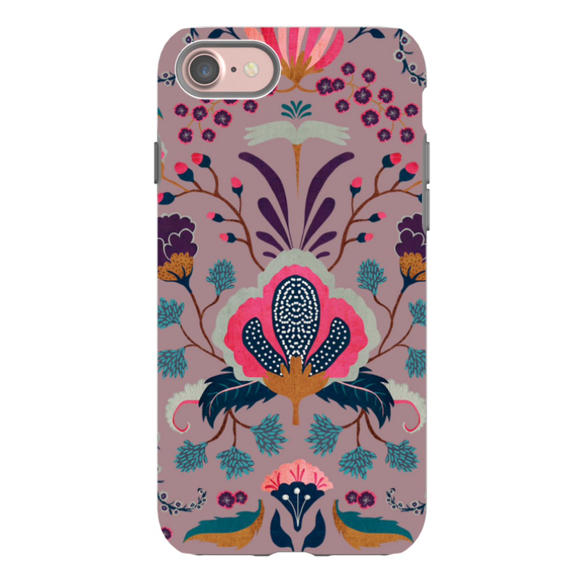 iPhone Tough Case - Folk Floral III By Katherine Quinn