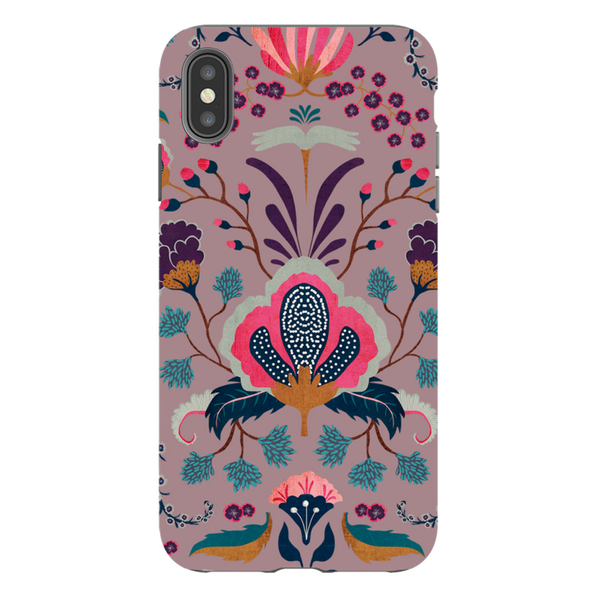 iPhone Tough Case - Folk Floral III By Katherine Quinn