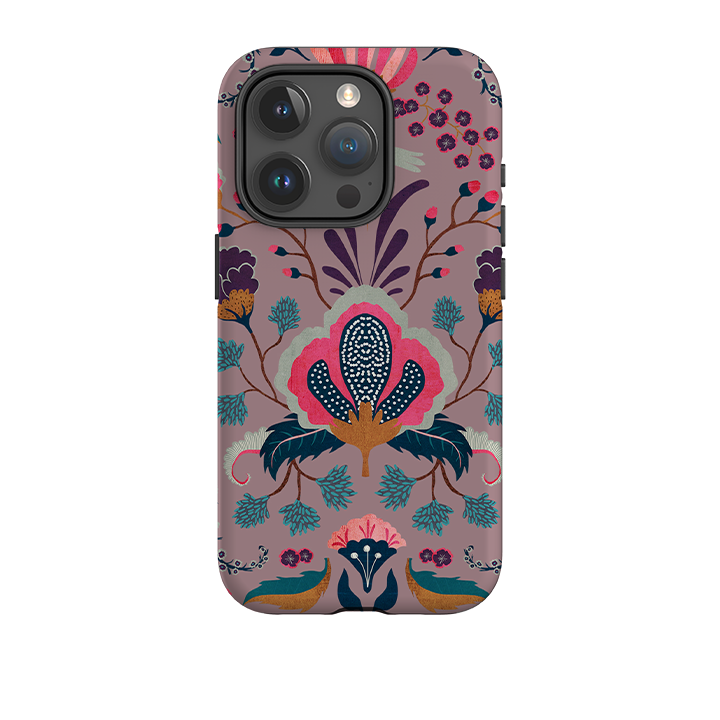 iPhone Tough Case - Folk Floral III By Katherine Quinn