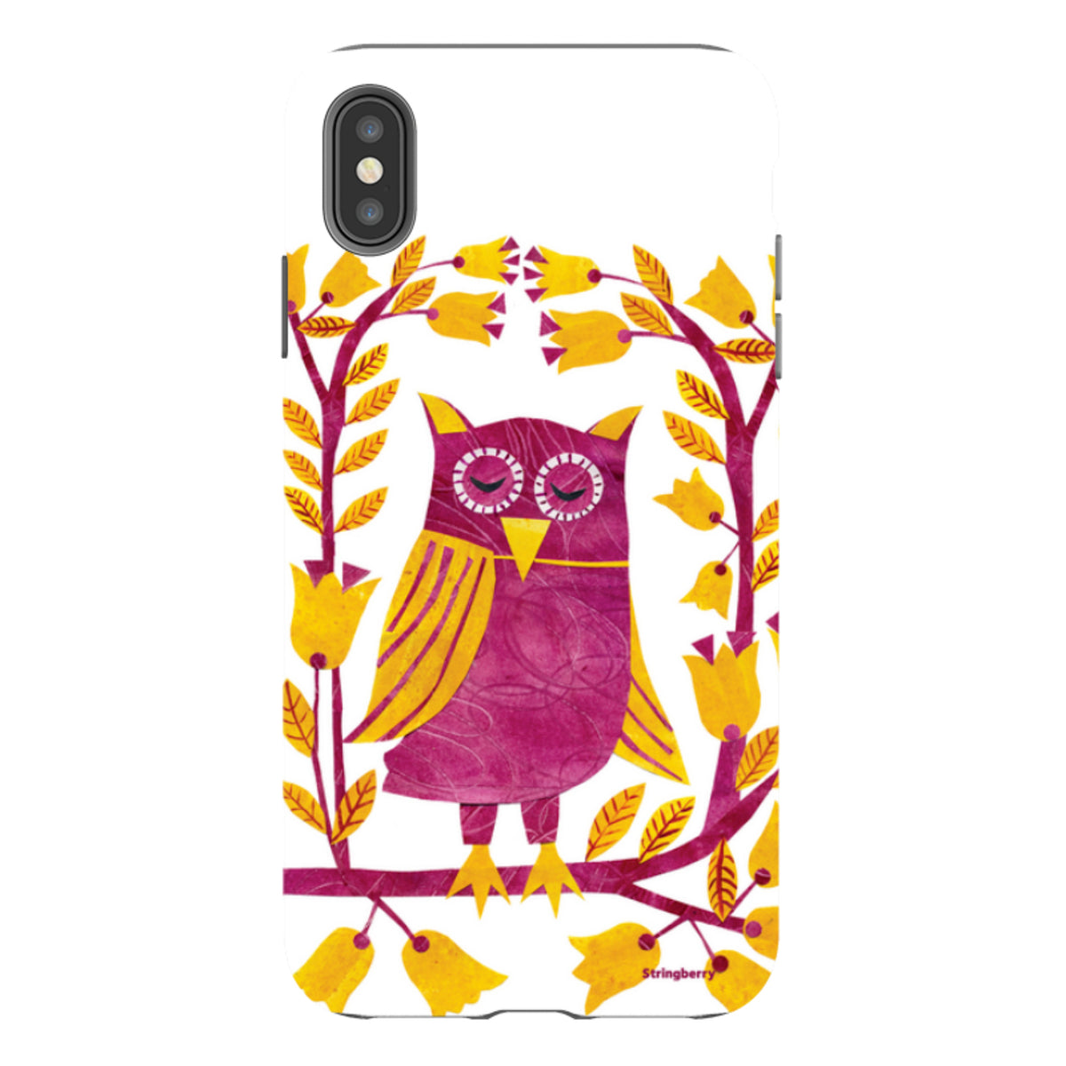 iPhone Tough Case - Folk Owl By Tracey English