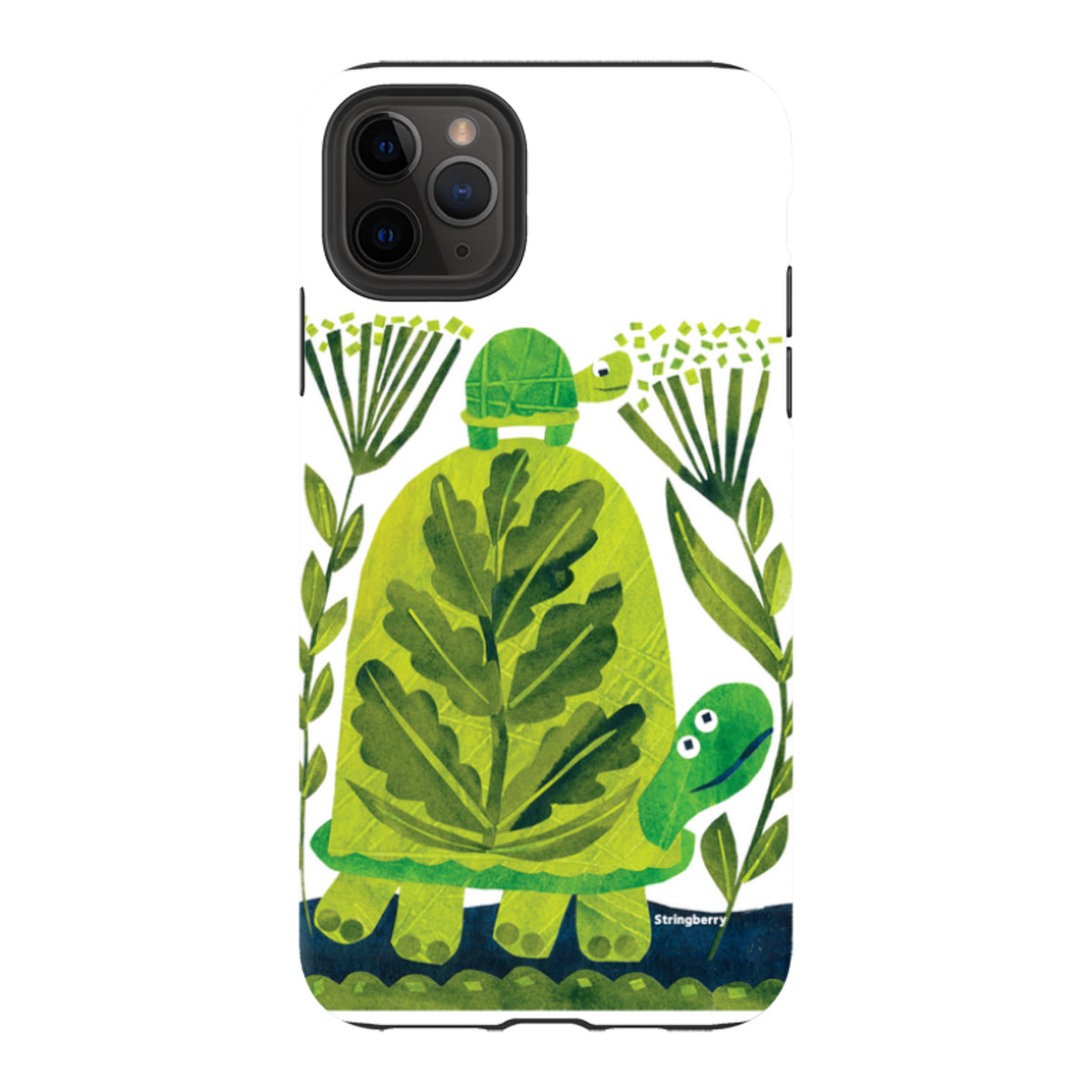 iPhone Tough Case - Folk Tortoise By Tracey English