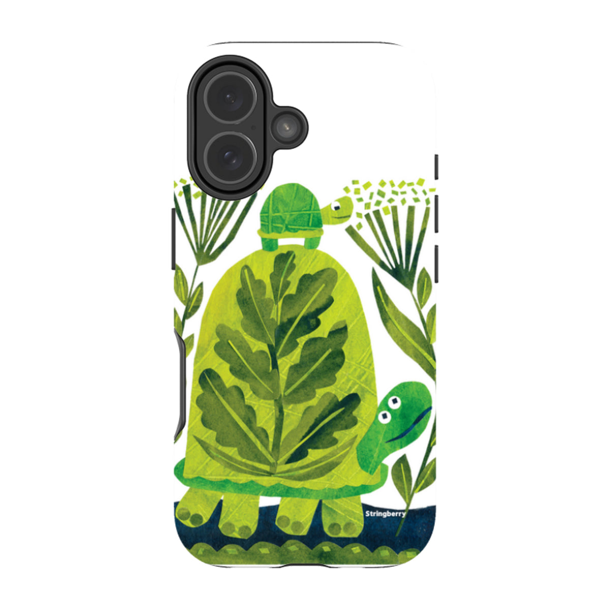 iPhone Tough Case - Folk Tortoise By Tracey English