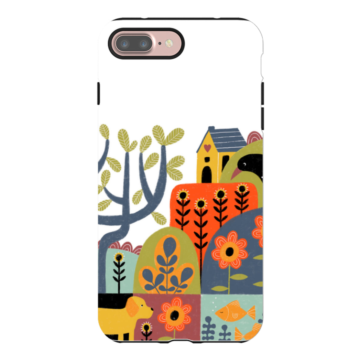 iPhone Tough Case - Folkscape By Suzy Taylor