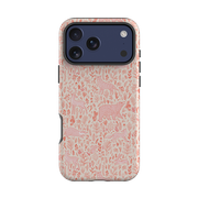 iPhone Tough Case - Forest animals pink and red By Katherine Quinn
