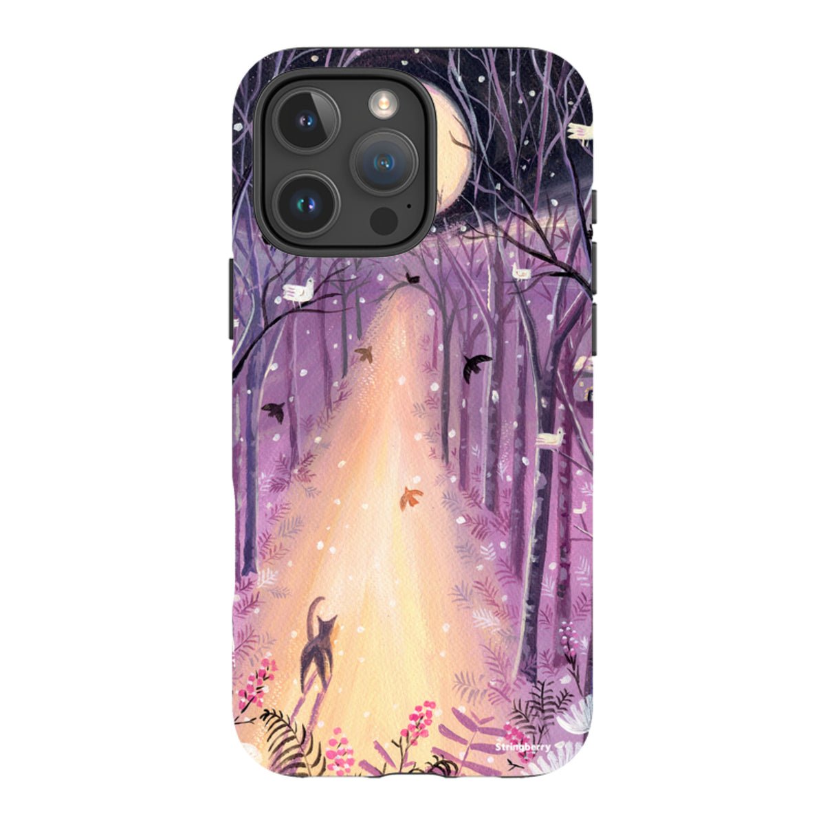 iPhone Tough Case - Forest Cat By Mary Stubberfield