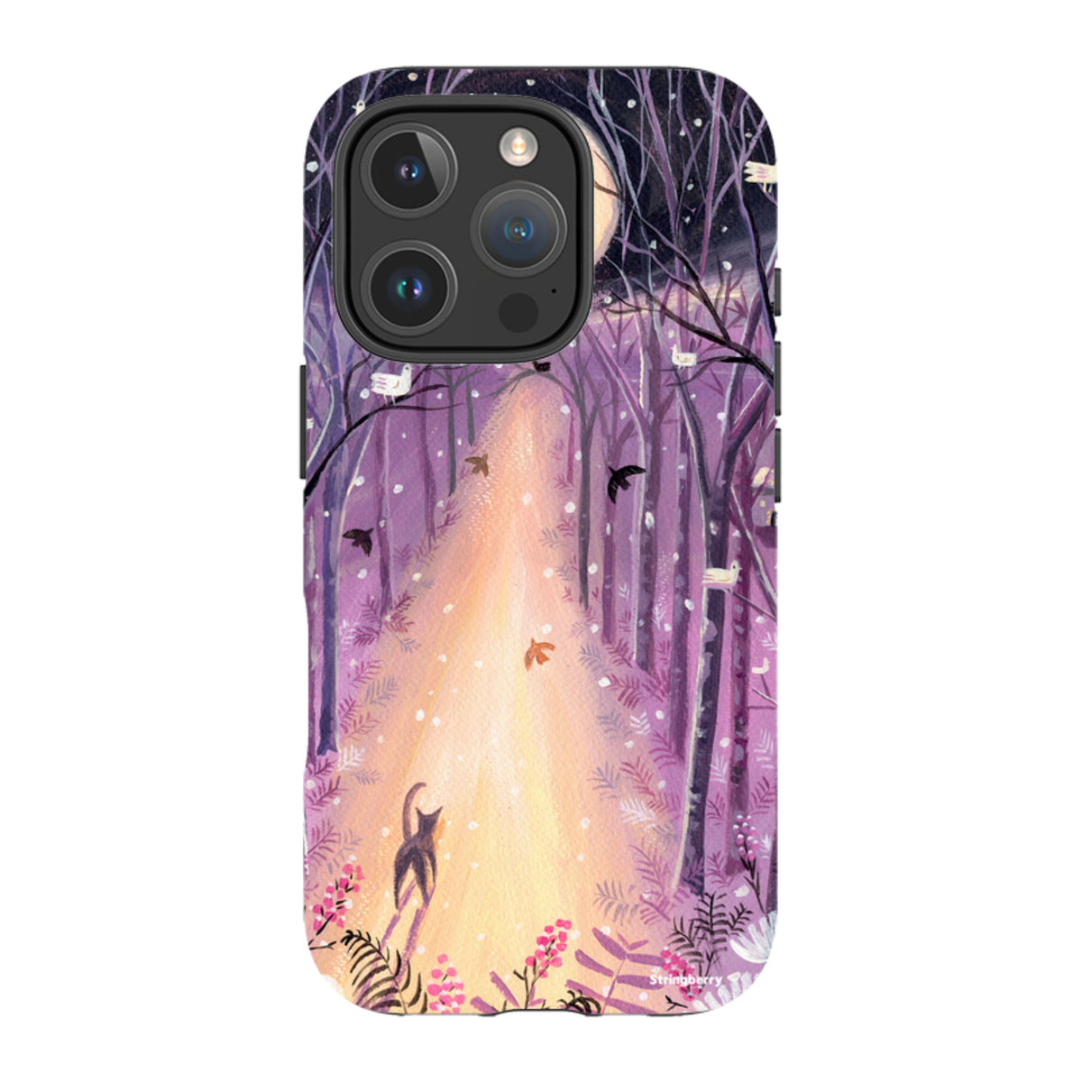 iPhone Tough Case - Forest Cat By Mary Stubberfield