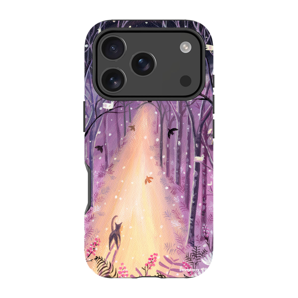 iPhone Tough Case - Forest Cat By Mary Stubberfield