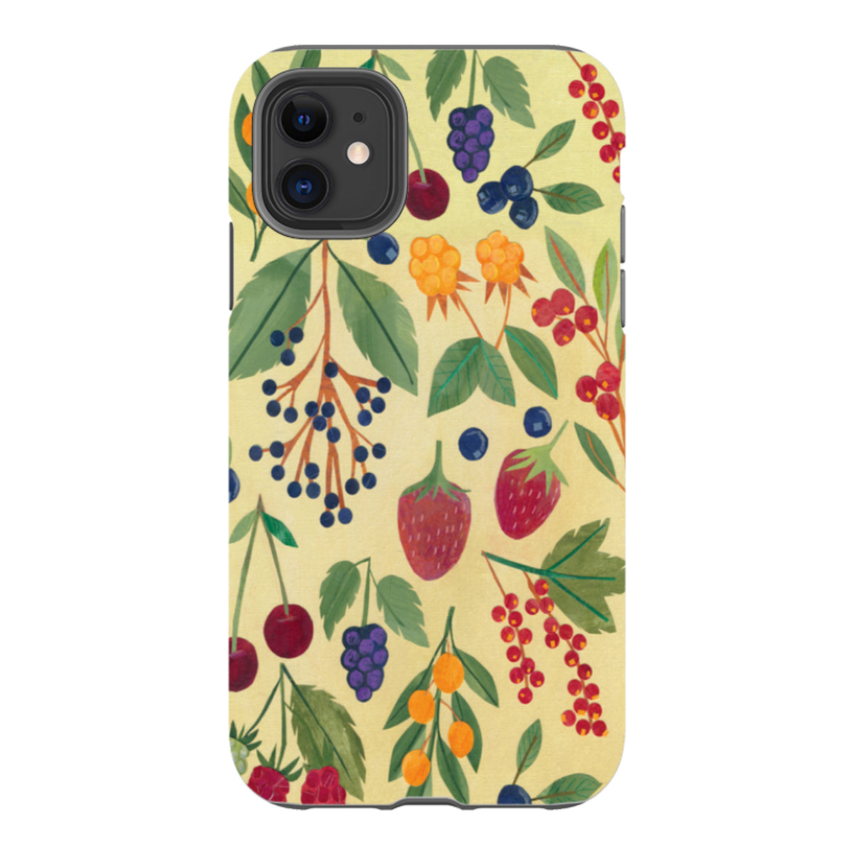iPhone Tough Case - Forest Fruit By Tracey English
