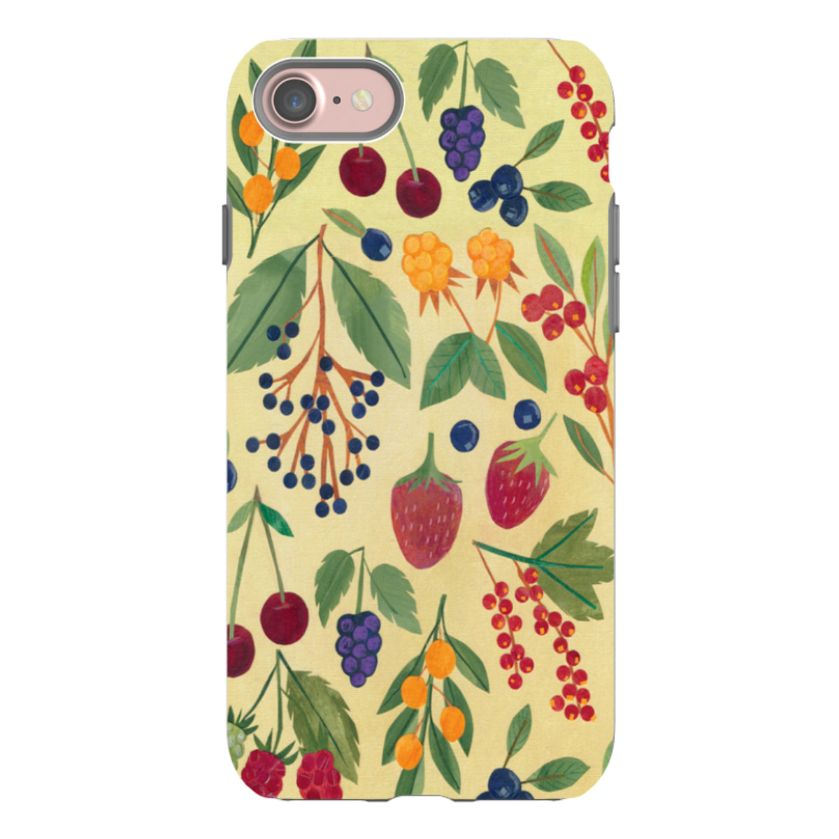 iPhone Tough Case - Forest Fruit By Tracey English