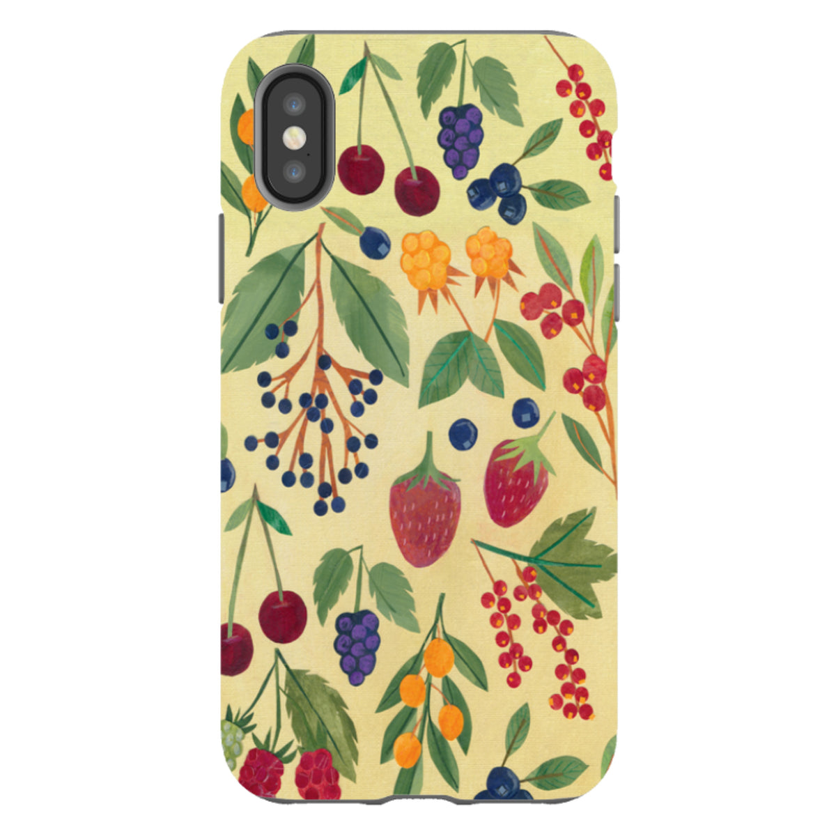 iPhone Tough Case - Forest Fruit By Tracey English