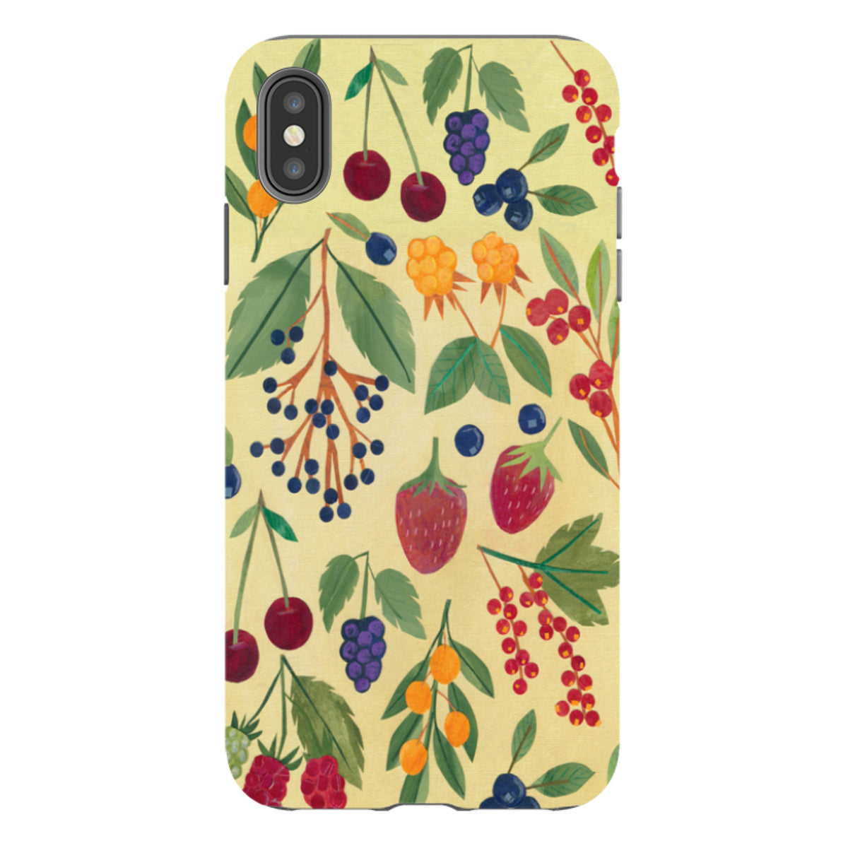 iPhone Tough Case - Forest Fruit By Tracey English