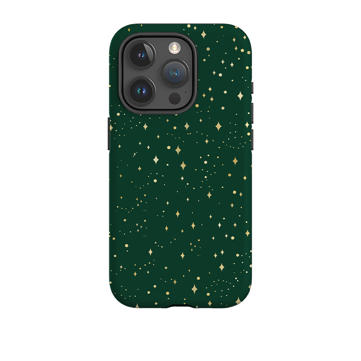 iPhone Tough Case - Forest Green Cosmos
