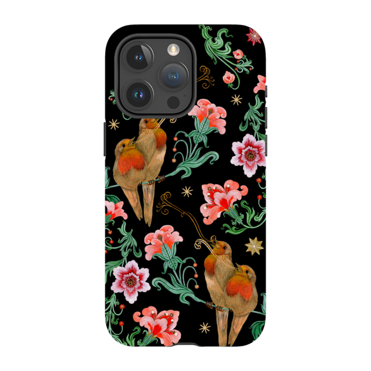 iPhone Tough  Case - Four Calling Birds By Maria Matos