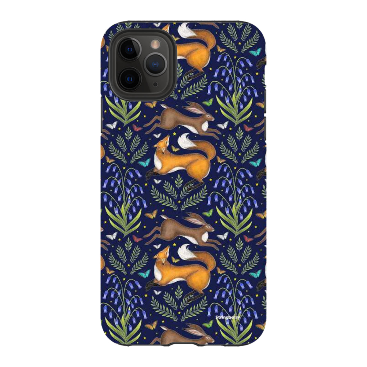 iPhone Tough Case - Fox And Hare By Catherine Rowe