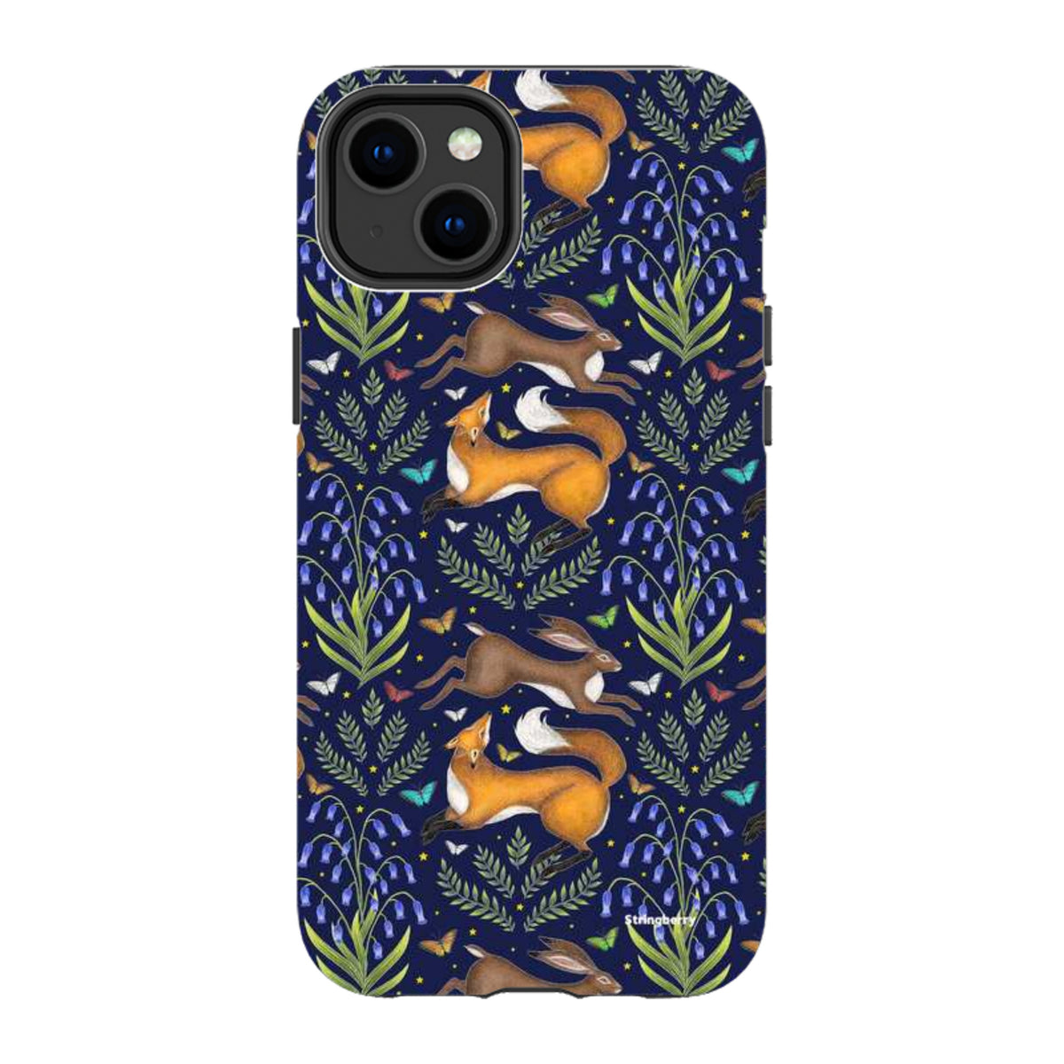 iPhone Tough Case - Fox And Hare By Catherine Rowe