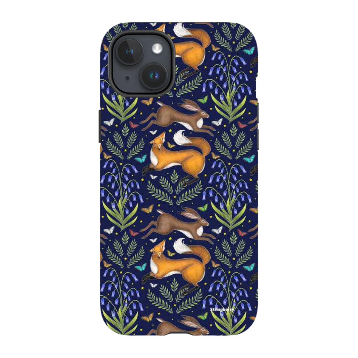 iPhone Tough Case - Fox And Hare By Catherine Rowe
