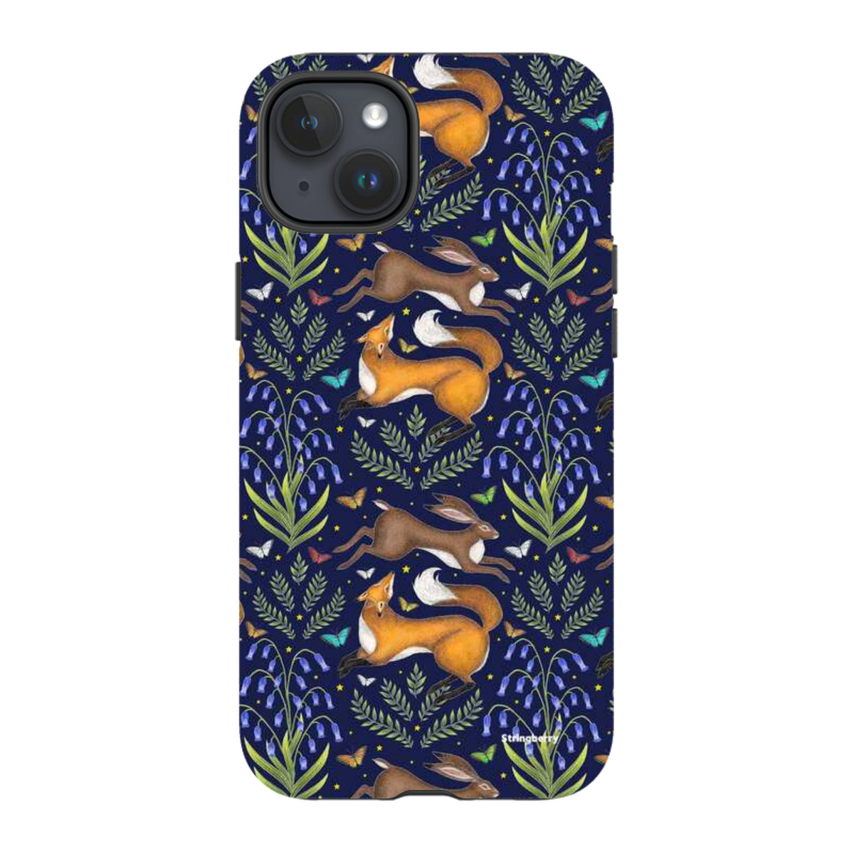 iPhone Tough Case - Fox And Hare By Catherine Rowe