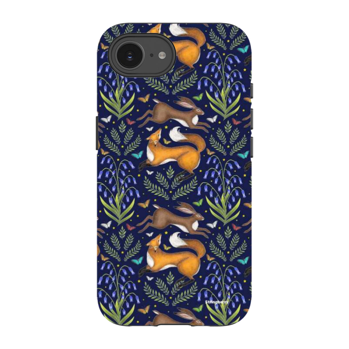iPhone Tough Case - Fox And Hare By Catherine Rowe