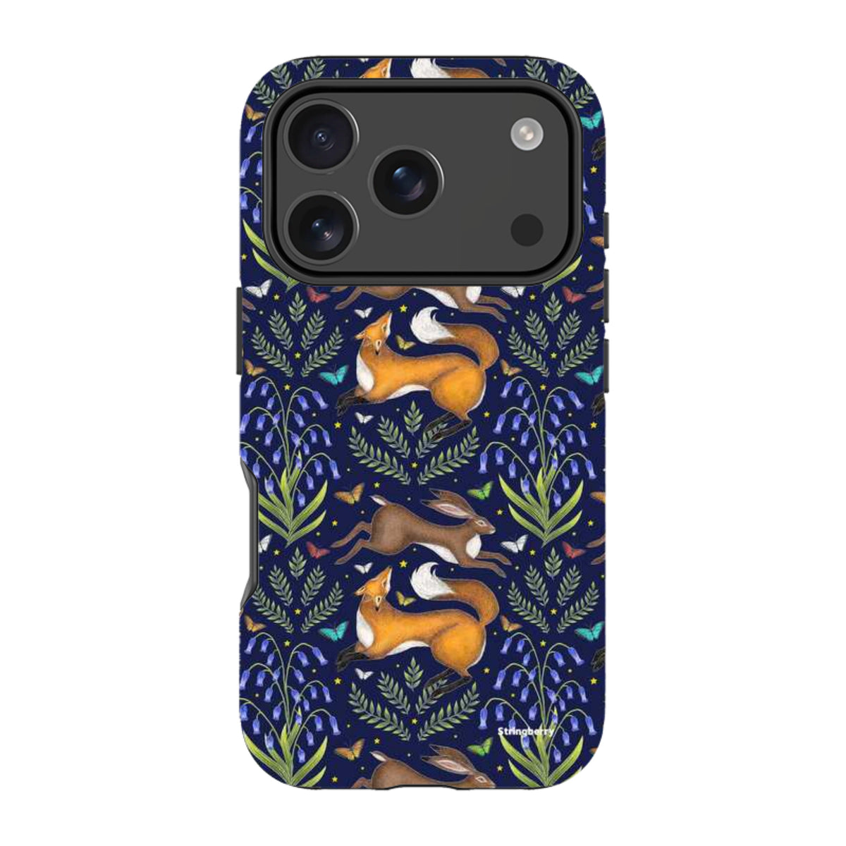 iPhone Tough Case - Fox And Hare By Catherine Rowe