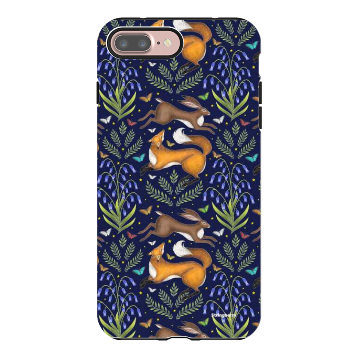 iPhone Tough Case - Fox And Hare By Catherine Rowe